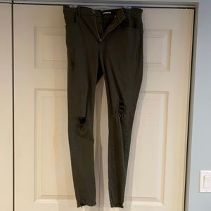 Express Olive Green Pants